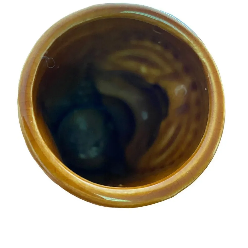 Vintage Orchids Of Hawaii Brown Tiki Mug